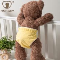 婴儿尿布裤夏防漏防水 布尿裤透气可洗隔尿裤尿布兜