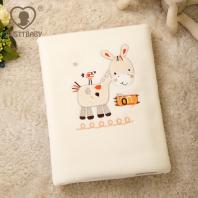 宝宝双层超柔毯 婴幼儿盖毯抱毯保暖外...